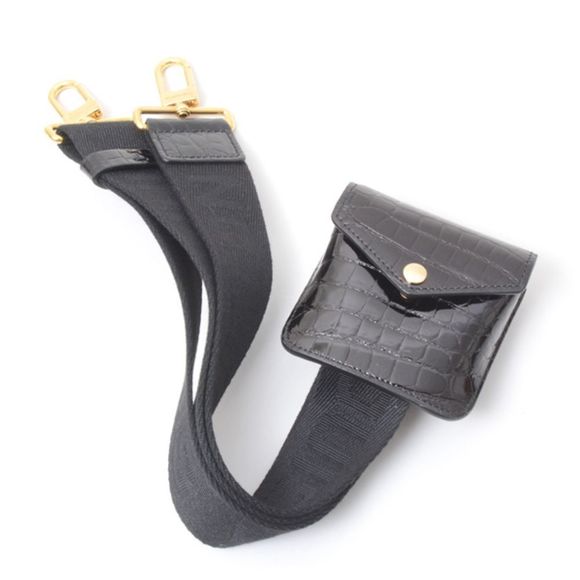 Louis Vuitton Crocodile Utility Crossbody Bag Black Shoulder Bag - Picture 5 of 5